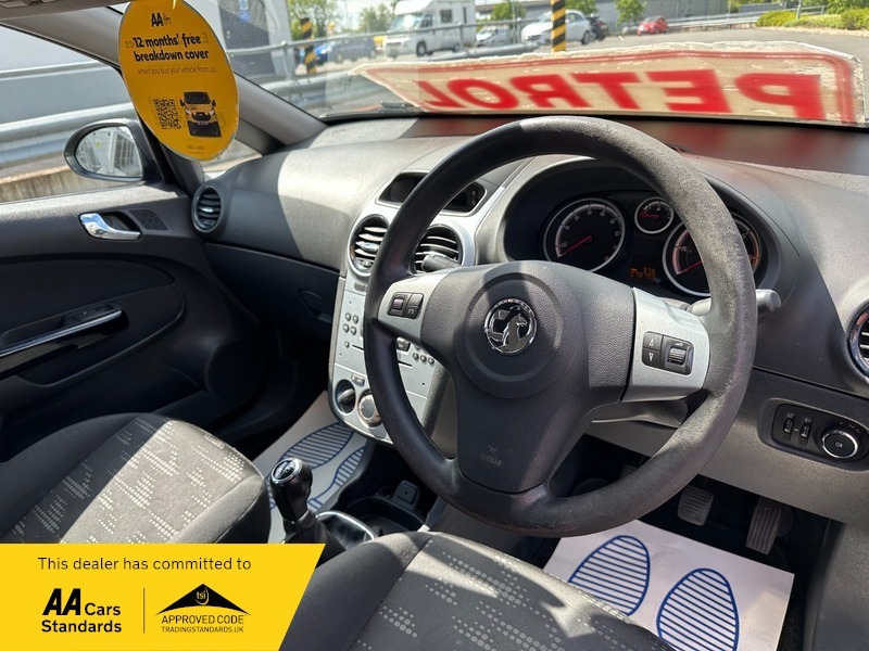 Vauxhall Corsa 35 Tax Exclusiv Ac LG63UZX Black #3