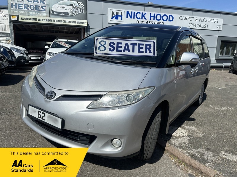 Toyota Estima Aeras 8 Seater Silver