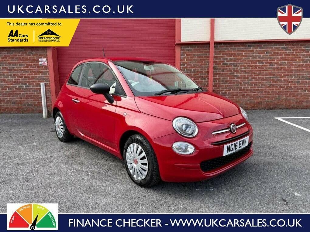 Fiat 500 Hatchback Red