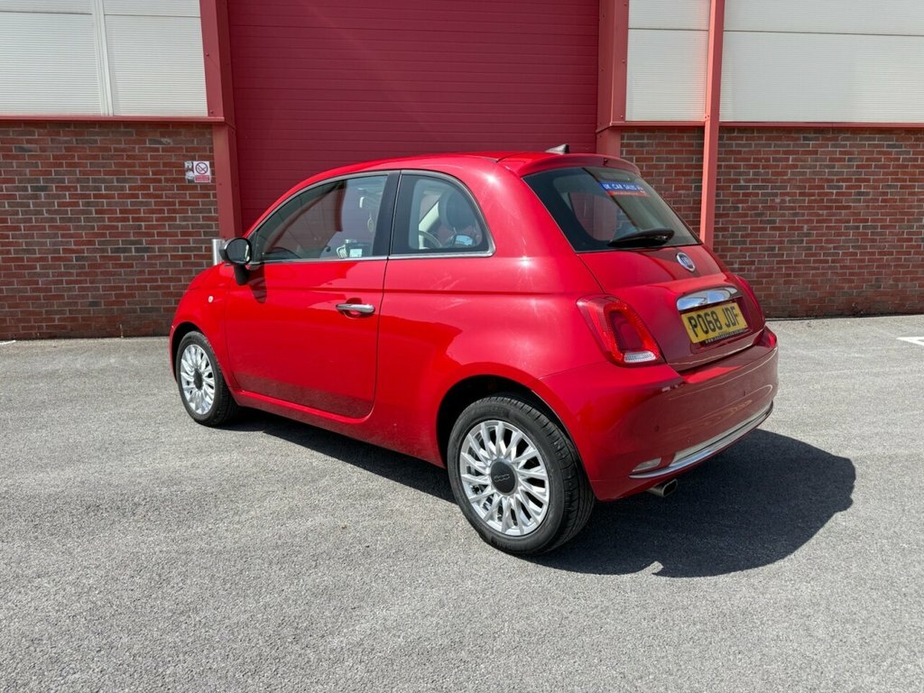 Fiat 500 1.2L Lounge PO68JDF Red #2