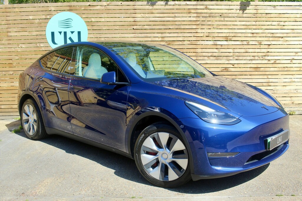 Tesla Model Y Suv SJ23ZHV Blue #4