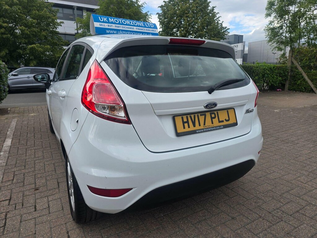 Ford Fiesta 1.25 Zetec Euro 6 HV17PLJ White #4