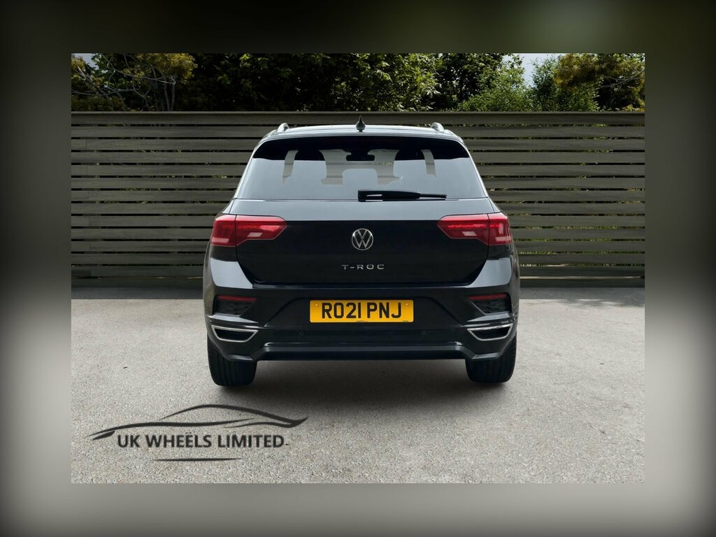 Volkswagen T-Roc 1.5 Tsi Evo R-line Dsg Euro 6 Ss RO21PNJ Black #3