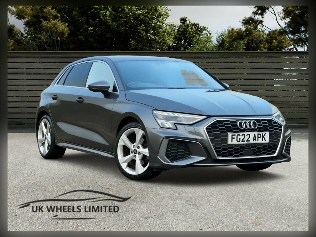 Audi A3 1.0 Tfsi 30 S Line Sportback S Tronic Euro 6 Ss Grey