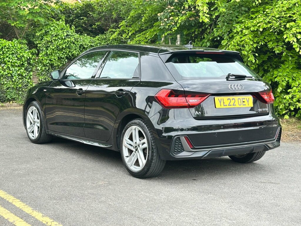 Audi A1 1.0 Tfsi 30 S Line Sportback S Tronic Euro 6 Ss YL22OEY Black #5