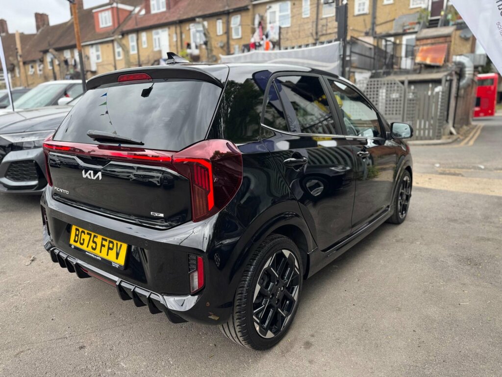 Kia Picanto 1.0 Gt-line S Amt Euro 6 Ss BG75FPV Black #6