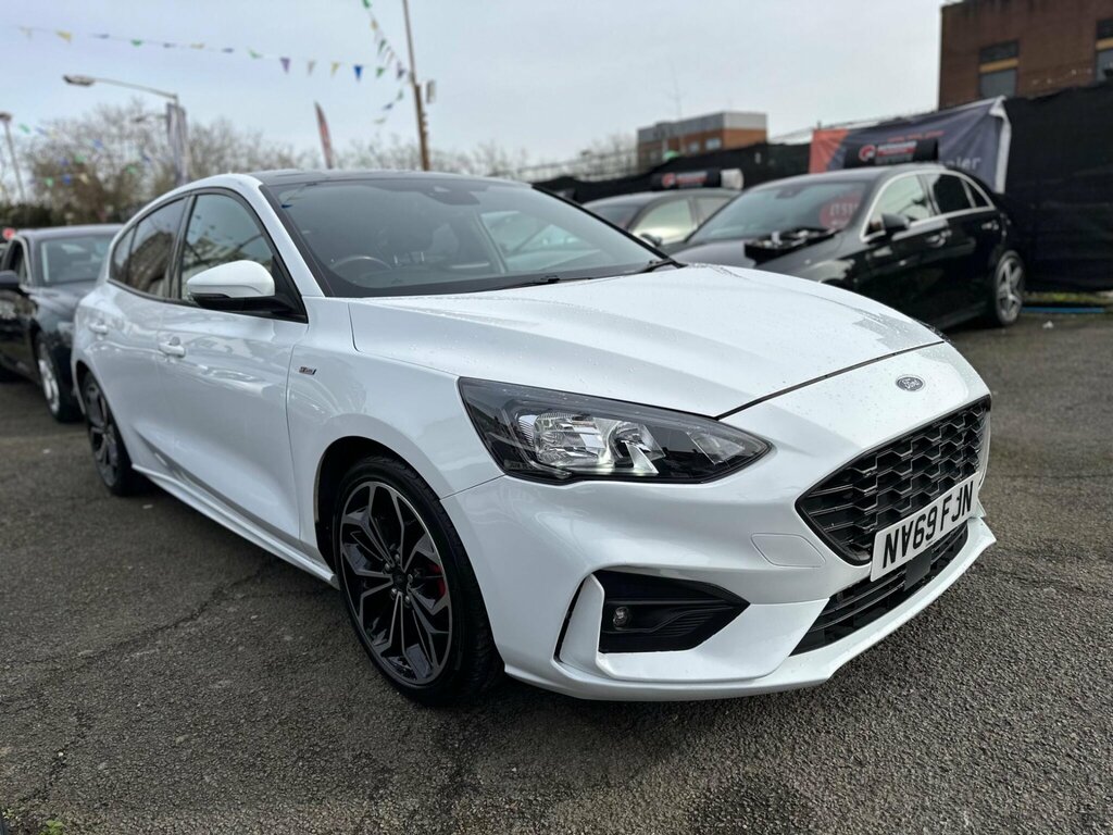 Ford Focus 1.0T Ecoboost St-line X Euro 6 Ss NV69FJN White #6