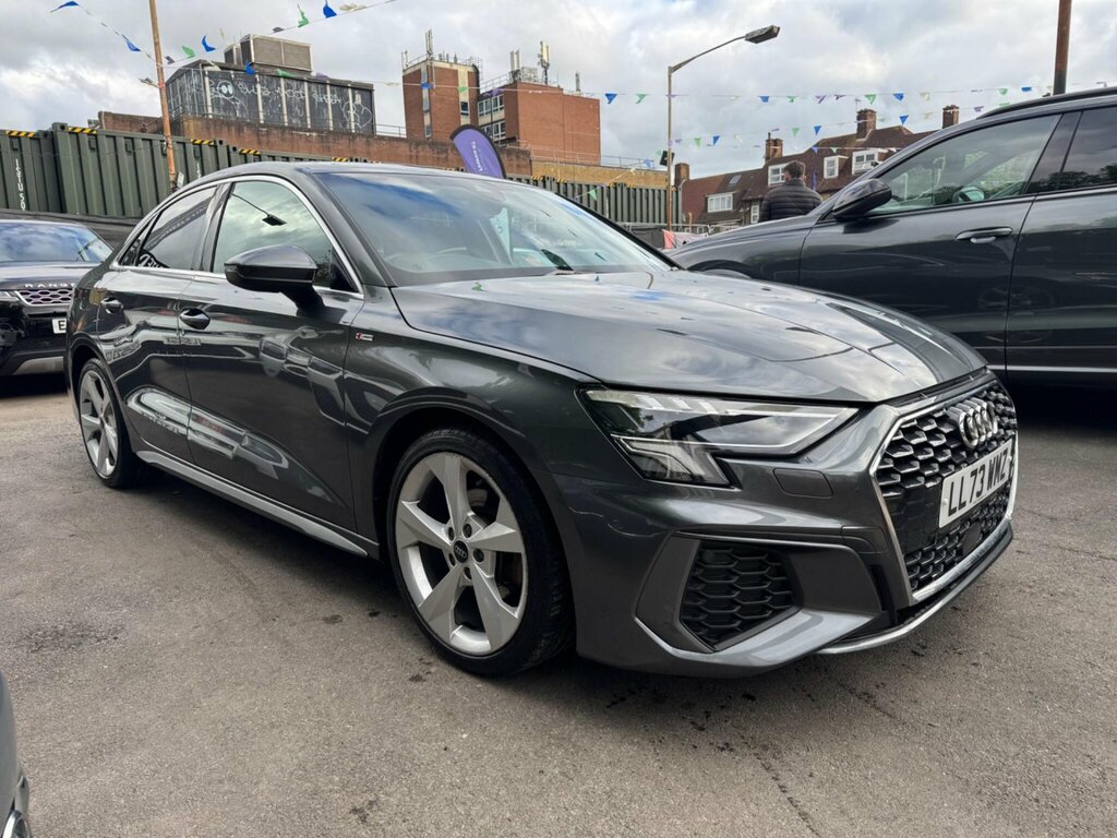 Audi A3 1.0 Tfsi 30 S Line S Tronic Euro 6 Ss LL73WMZ Grey #4