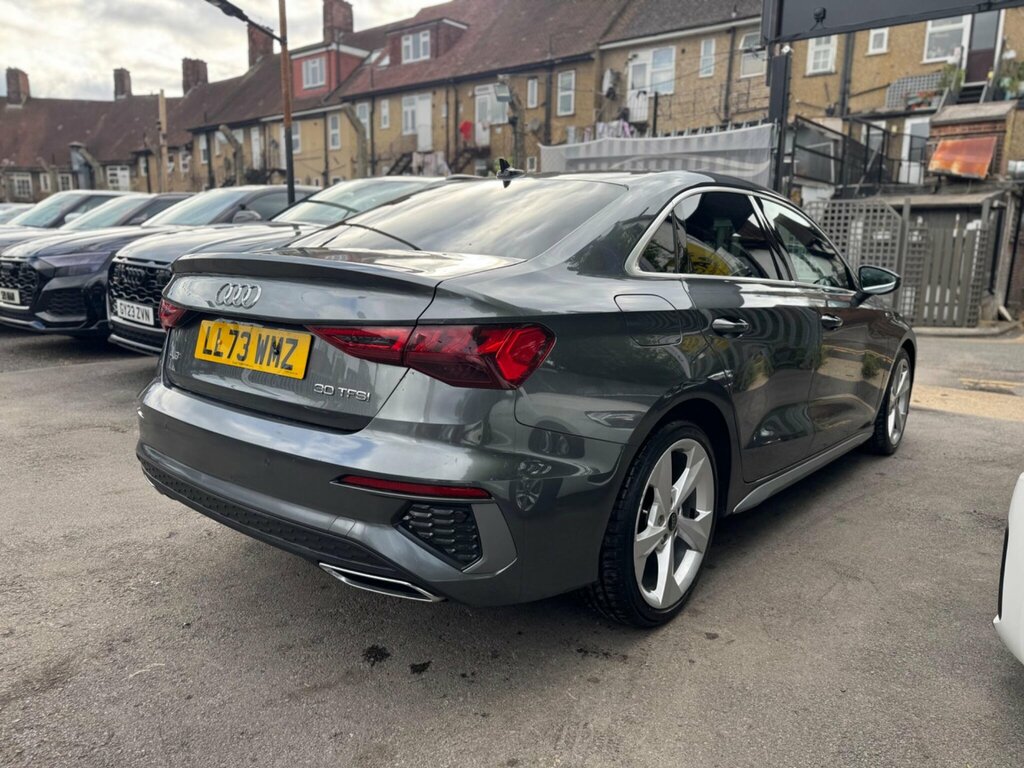 Audi A3 1.0 Tfsi 30 S Line S Tronic Euro 6 Ss LL73WMZ Grey #6