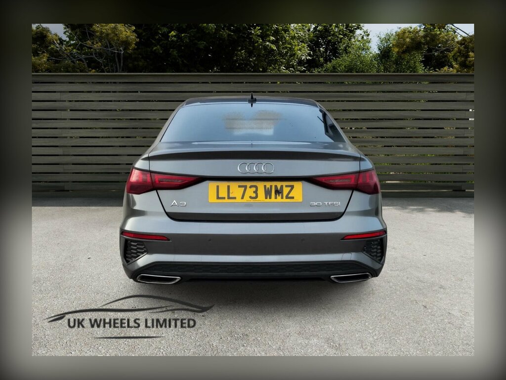 Audi A3 1.0 Tfsi 30 S Line S Tronic Euro 6 Ss LL73WMZ Grey #3