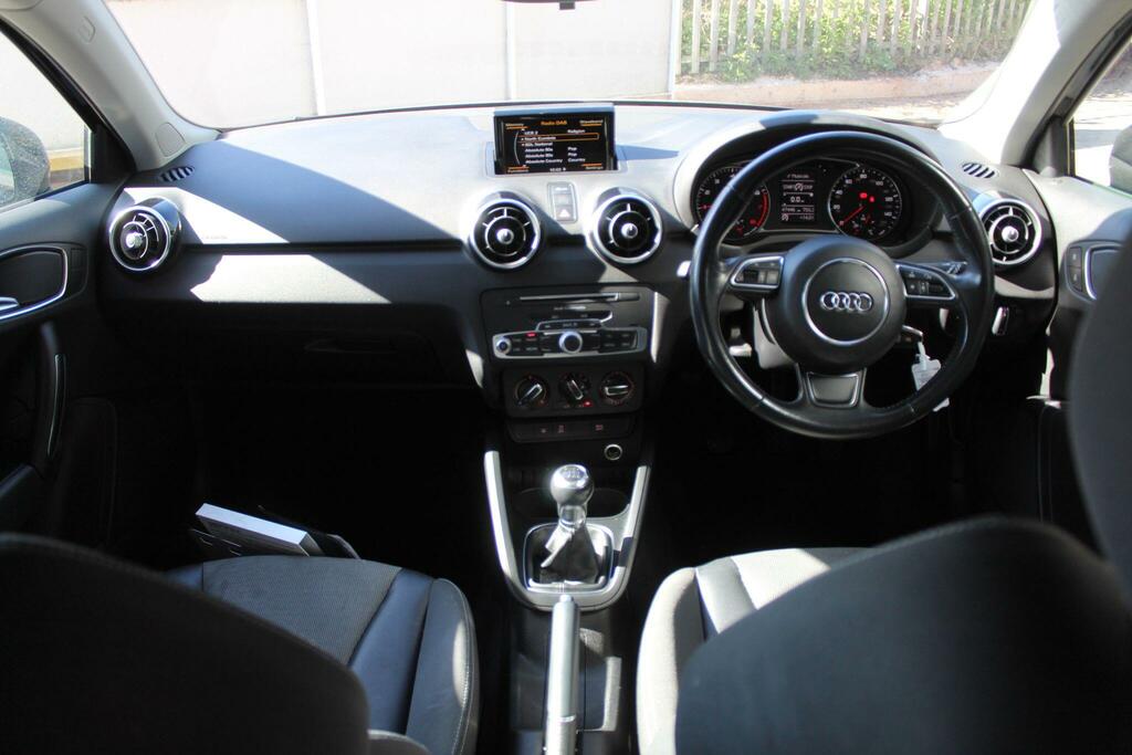 Audi A1 Hatchback NU66CYG Black #3