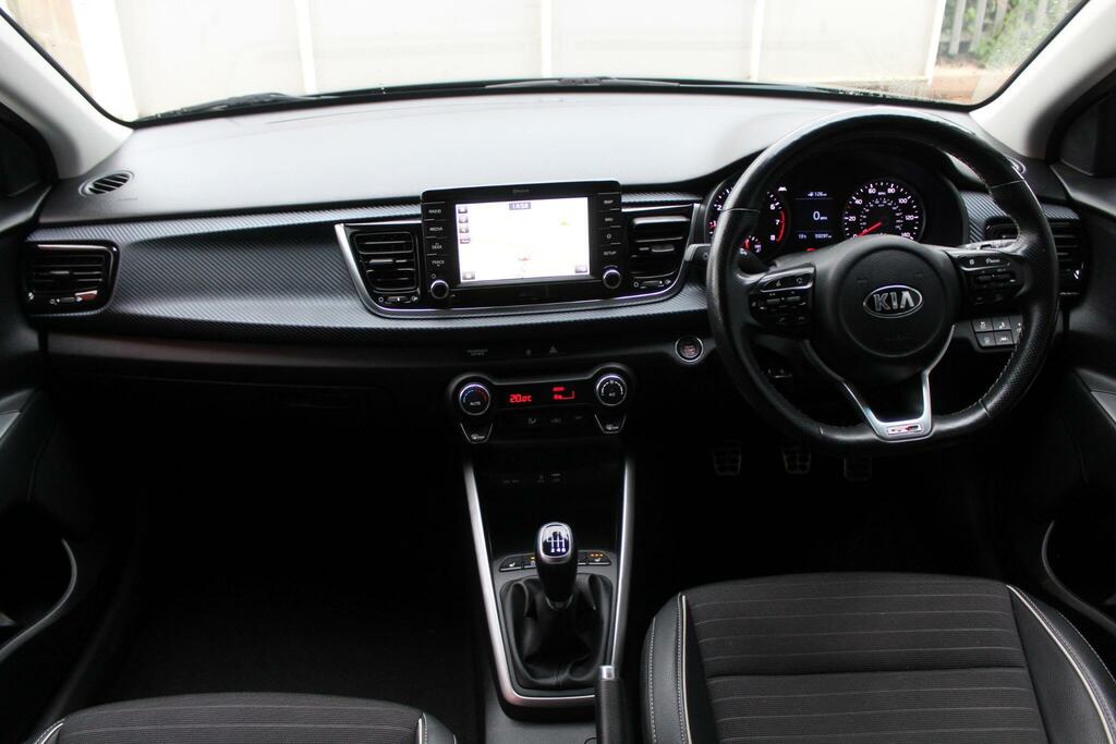 Kia RIO Hatchback MV69VZY Black #3