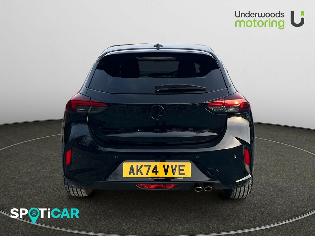Vauxhall Corsa 1.2 Turbo 130Ps Gs AK74VVE Black #4