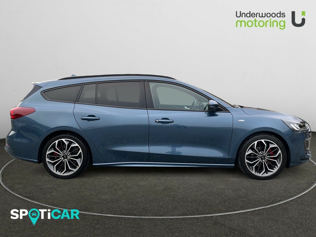 Ford Focus 1.0 Ecoboost Hybrid Mhev 155 St-line X AO24MFN Blue #4