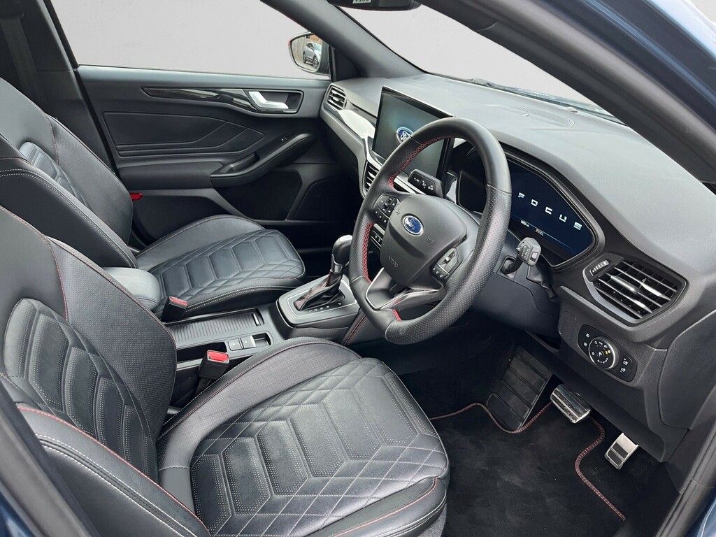 Ford Focus 1.0 Ecoboost Hybrid Mhev 155 St-line X AO24MFN Blue #2