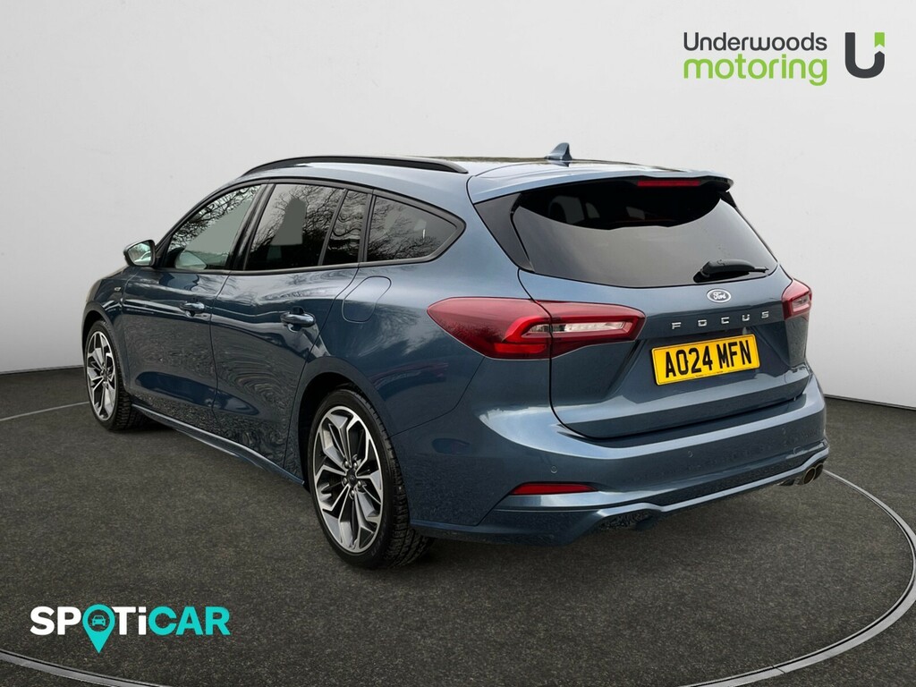 Ford Focus 1.0 Ecoboost Hybrid Mhev 155 St-line X AO24MFN Blue #3