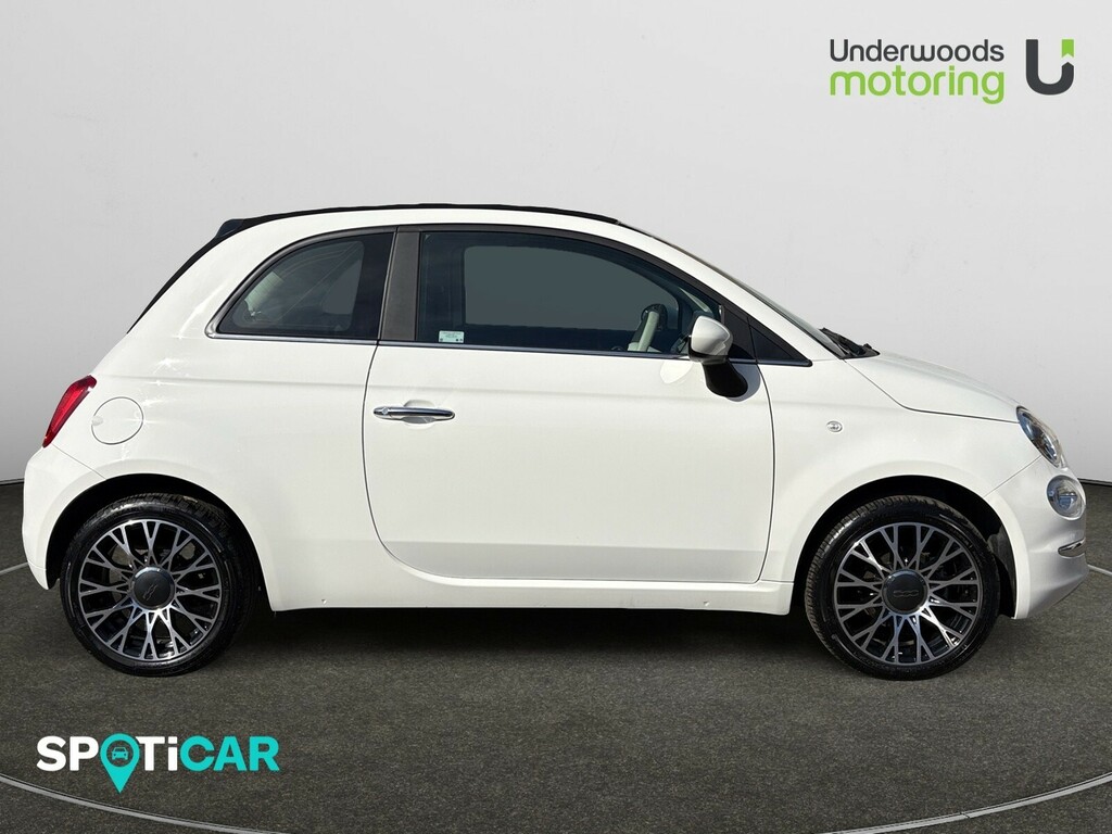 Fiat 500 1.0 70Ps Mild Hybrid Top Convertible WU24VZJ White #4