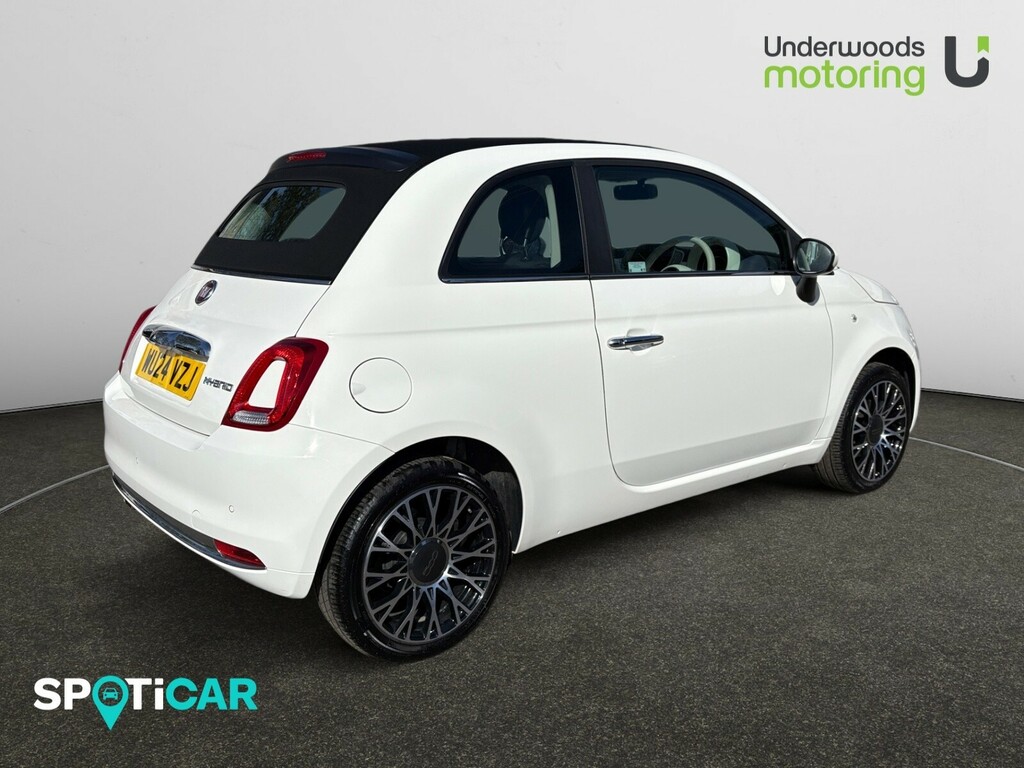 Fiat 500 1.0 70Ps Mild Hybrid Top Convertible WU24VZJ White #5