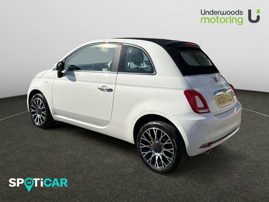 Fiat 500 1.0 70Ps Mild Hybrid Top Convertible WU24VZJ White #3