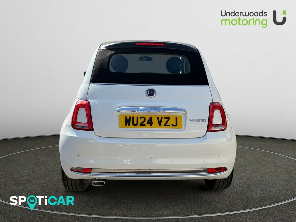 Fiat 500 1.0 70Ps Mild Hybrid Top Convertible WU24VZJ White #6