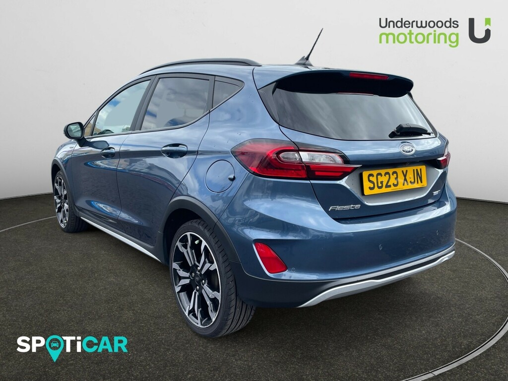 Ford Fiesta 1.0 Ecoboost Hybrid Mhev 125 Active X SG23XJN Blue #3