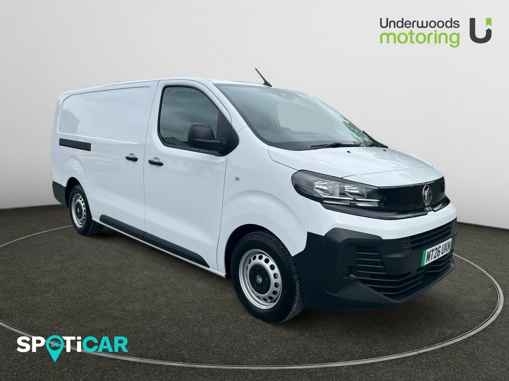 Vauxhall Vivaro 100Kw 75Kwh Prime H1 Van White