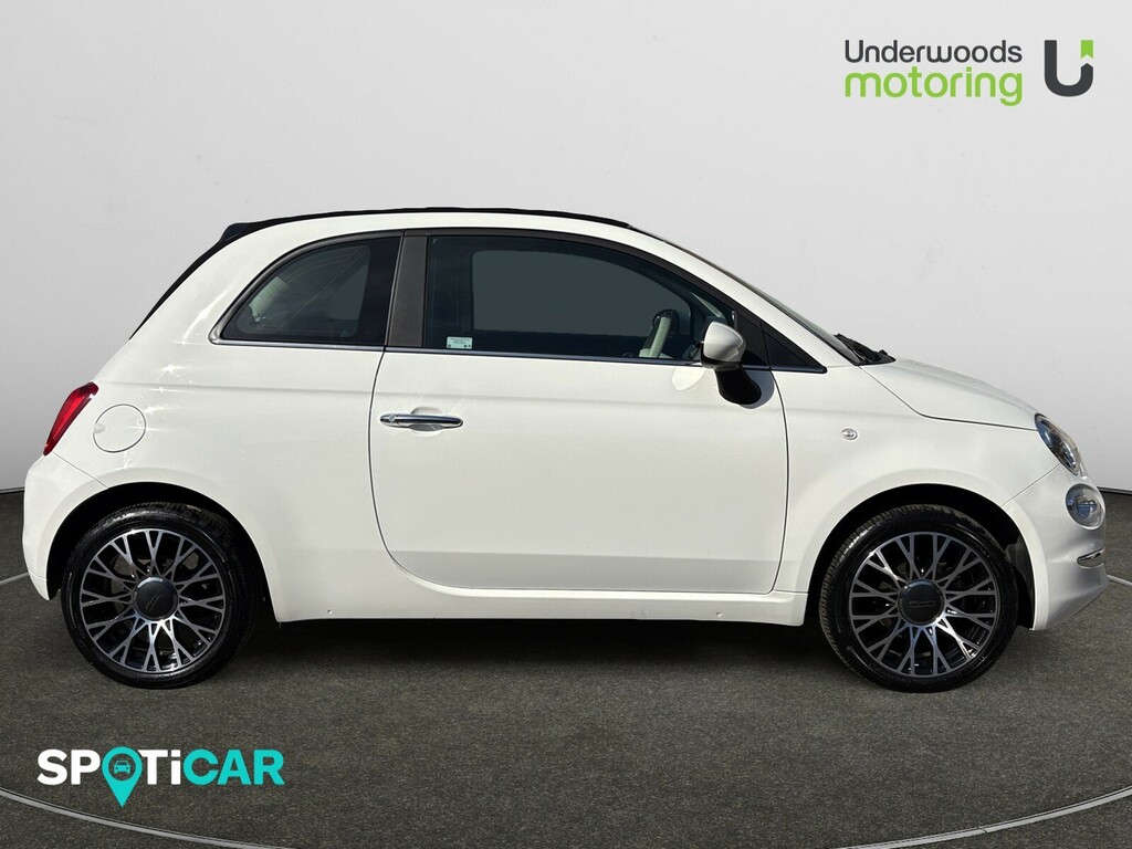 Fiat 500 1.0 70Ps Mild Hybrid Convertible WU24VZZ White #4
