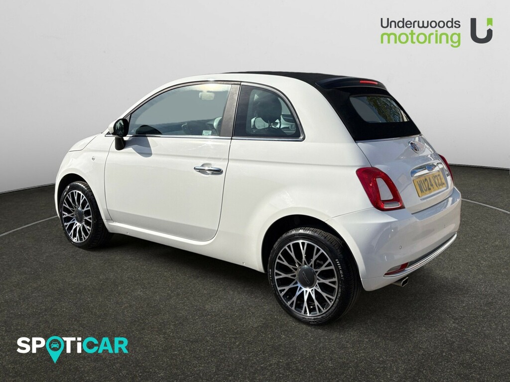 Fiat 500 1.0 70Ps Mild Hybrid Convertible WU24VZZ White #6