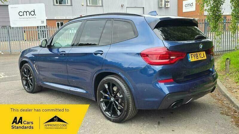 BMW X3 3.0 M40i Suv FY18XLA Blue #4