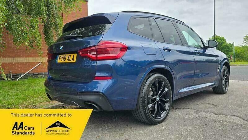 BMW X3 3.0 M40i Suv FY18XLA Blue #3