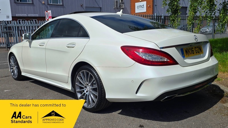 Mercedes-Benz CLS 3.0 Cls350d V6 Amg MK16GZN White #4