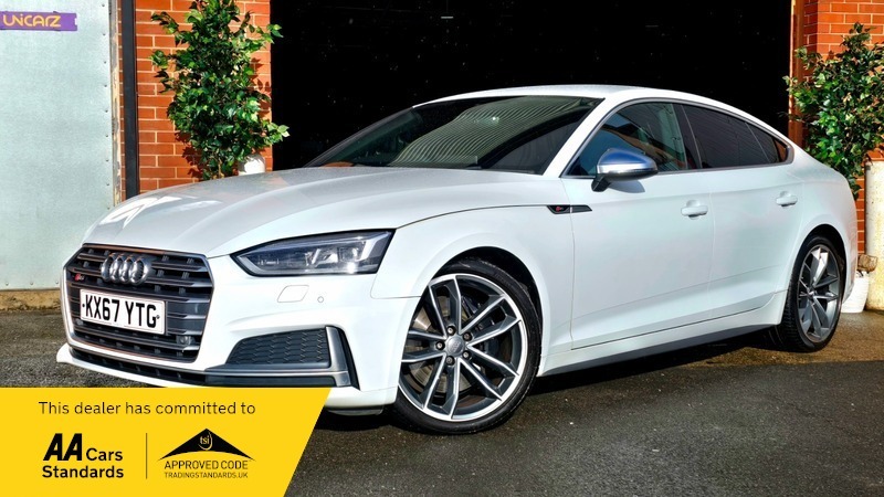 Audi S5 3.0 Tfsi V6 Sportback KX67YTG White #2