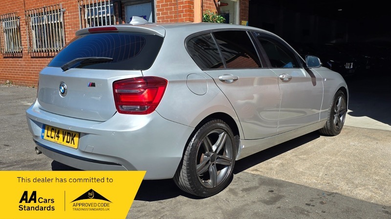 BMW 1 Series 2.0 118D Sport Hatchback LC14VDK Silver #4