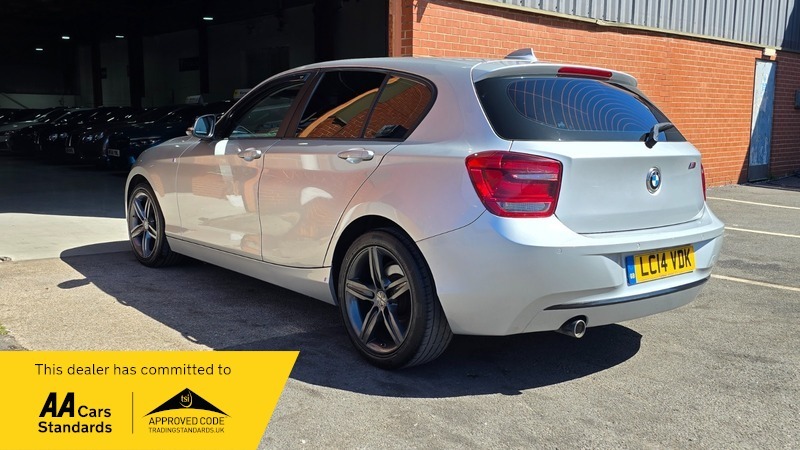 BMW 1 Series 2.0 118D Sport Hatchback LC14VDK Silver #3