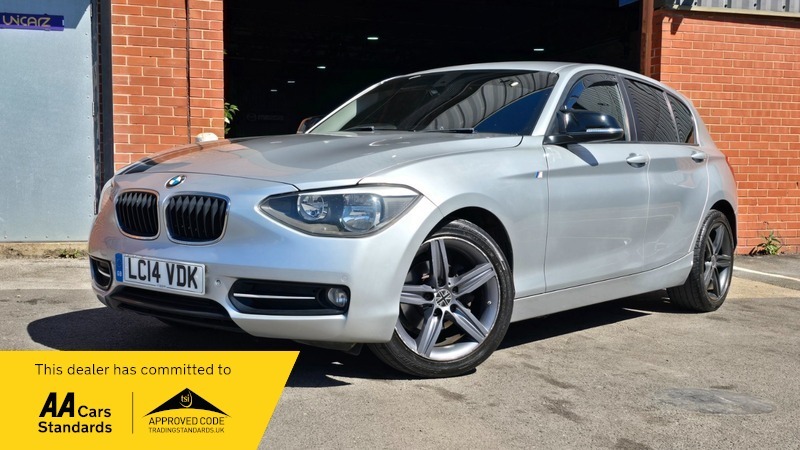 BMW 1 Series 2.0 118D Sport Hatchback LC14VDK Silver #2