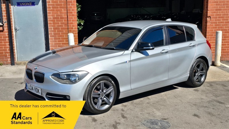 BMW 1 Series 2.0 118D Sport Hatchback LC14VDK Silver #6