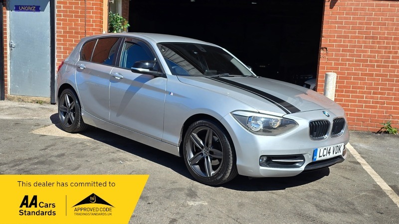 BMW 1 Series 2.0 118D Sport Hatchback LC14VDK Silver #5