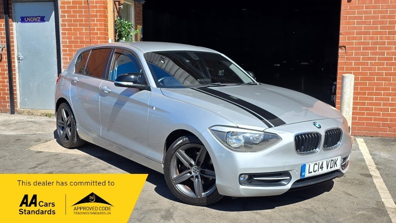 BMW 1 Series 2.0 118D Sport Hatchback LC14VDK Silver