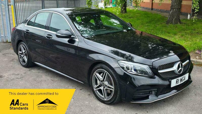 Mercedes-Benz C Class 2.0 C220d Amg Line YM19RWK Black #5
