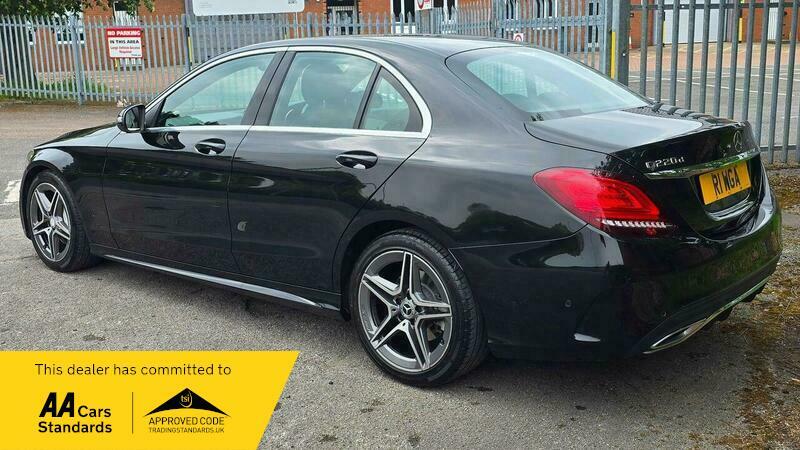 Mercedes-Benz C Class 2.0 C220d Amg Line YM19RWK Black #4