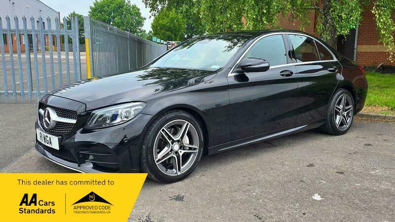 Mercedes-Benz C Class 2.0 C220d Amg Line YM19RWK Black #6