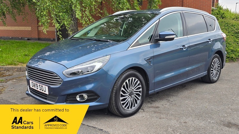 Ford S-Max 2.0 Ecoblue Titanium Mpv OV19SOJ Blue #4