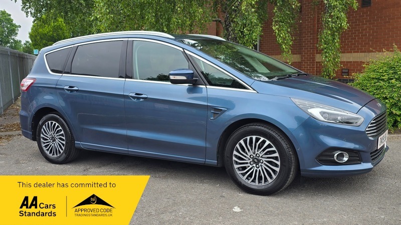 Ford S-Max 2.0 Ecoblue Titanium Mpv OV19SOJ Blue #3