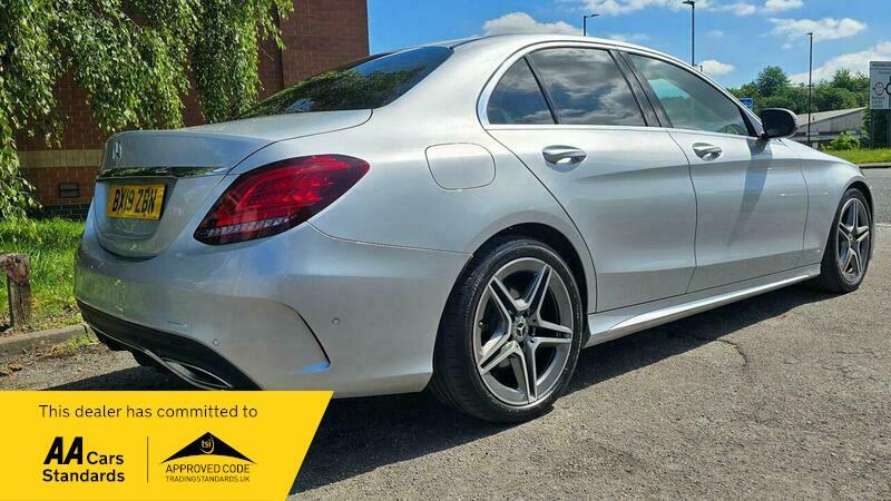 Mercedes-Benz C Class 2.0 C220d Amg Line BX19ZBN Silver #3