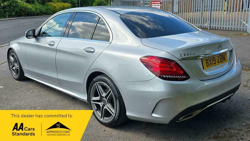Mercedes-Benz C Class 2.0 C220d Amg Line BX19ZBN Silver #4