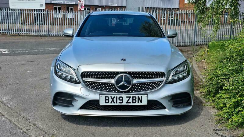 Mercedes-Benz C Class 2.0 C220d Amg Line BX19ZBN Silver #5