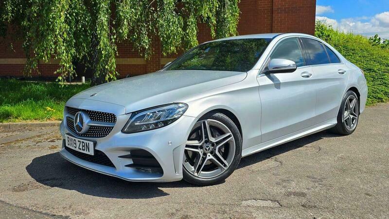 Mercedes-Benz C Class 2.0 C220d Amg Line BX19ZBN Silver #2