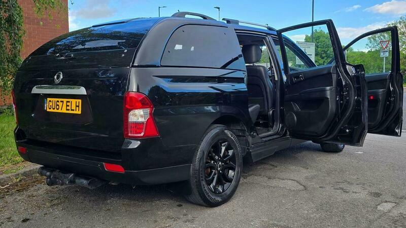 SsangYong Musso D Ex 2.2 4X4 4Wd Double Cab Pick Up Truck Black #43