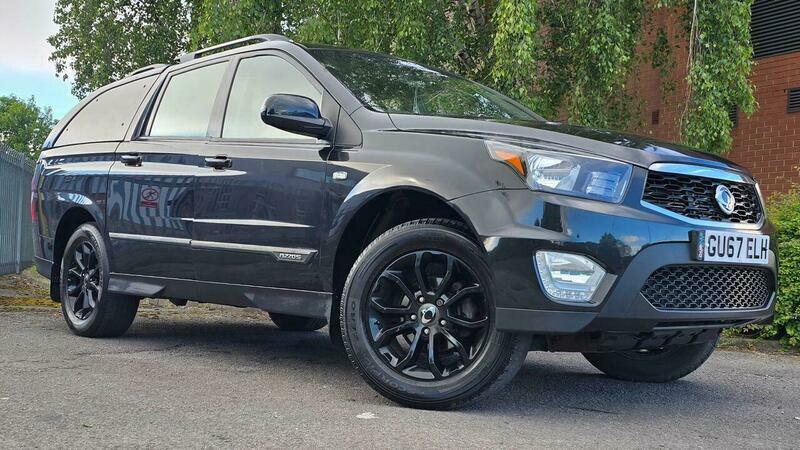 SsangYong Musso D Ex 2.2 4X4 4Wd Double Cab Pick Up Truck Black #17
