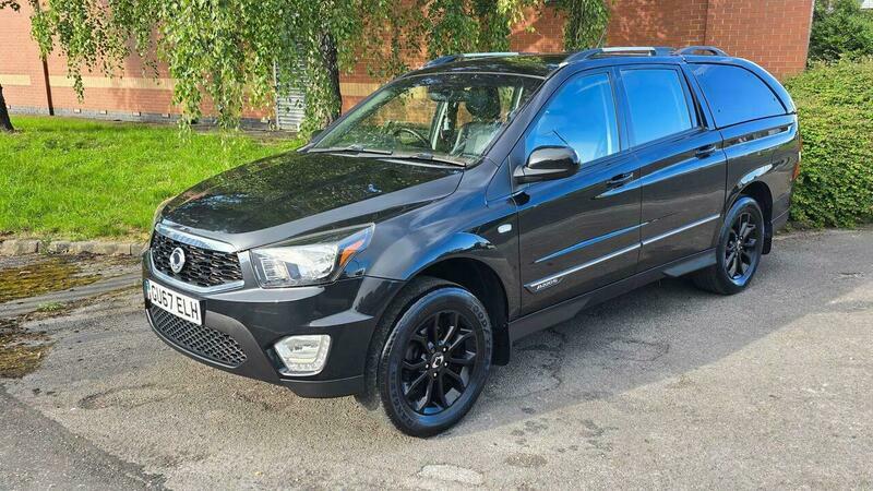SsangYong Musso D Ex 2.2 4X4 4Wd Double Cab Pick Up Truck Black #54